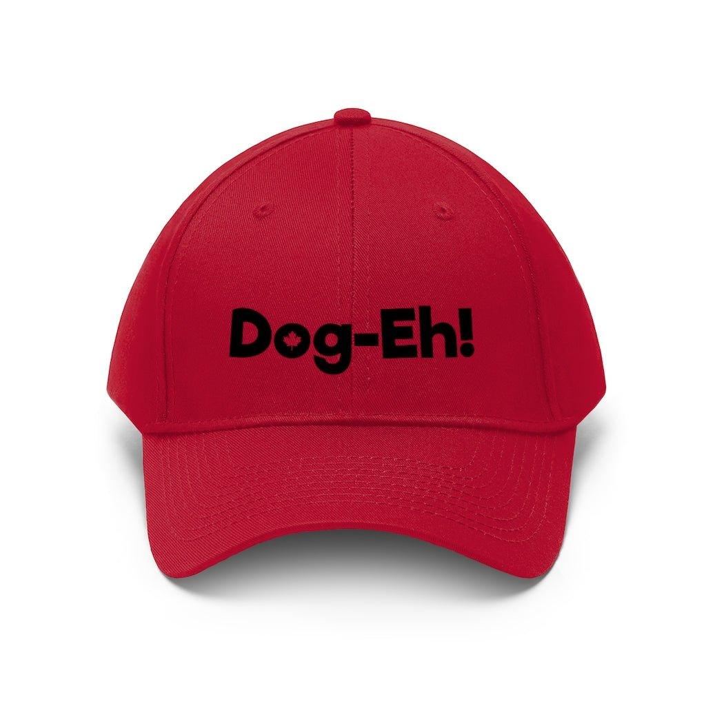 Embroidered Dog-Eh! Logo Twill Hat Printify