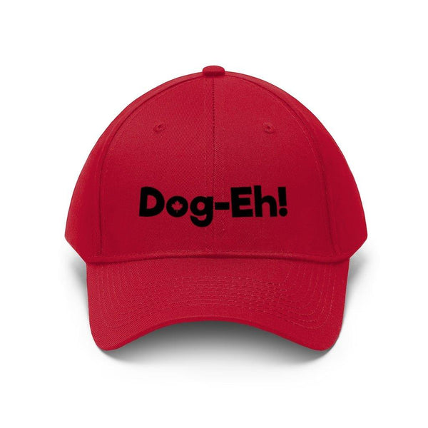 Embroidered Dog-Eh! Logo Twill Hat Printify