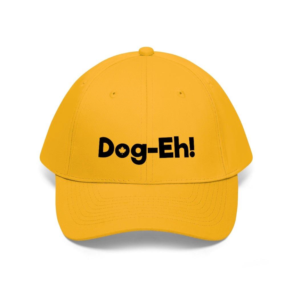 Embroidered Dog-Eh! Logo Twill Hat Printify
