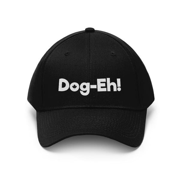 Embroidered Dog-Eh! Logo Twill Hat Printify