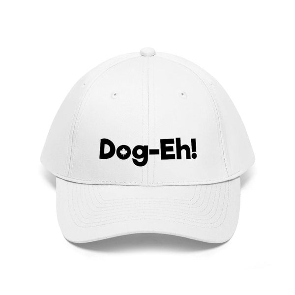 Embroidered Dog-Eh! Logo Twill Hat Printify