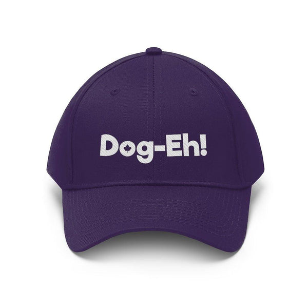 Embroidered Dog-Eh! Logo Twill Hat Printify